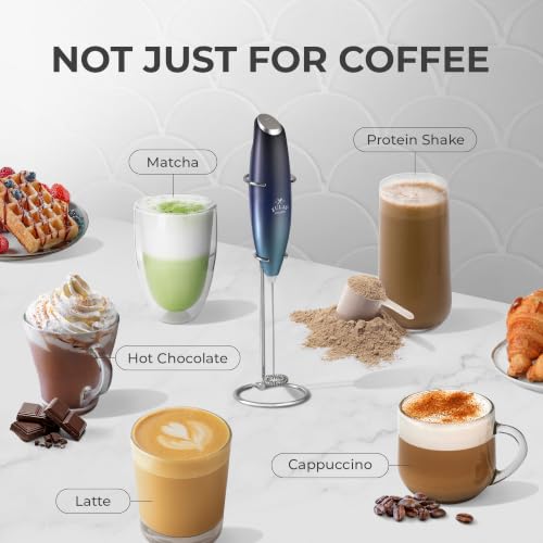 Powerful Milk Frother Wand With Duracell Batteries