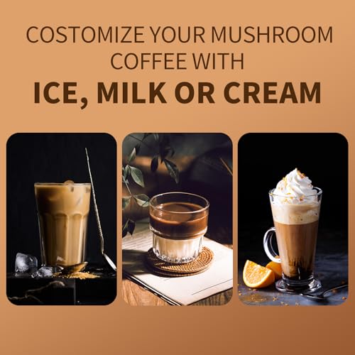 Instant Mushroom Coffee Powder (6.35 Ounce)