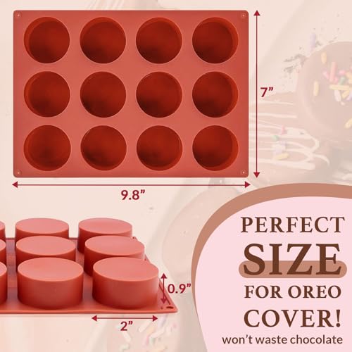 Round Silicone Molds 3 PCS (36 Cavity Count)