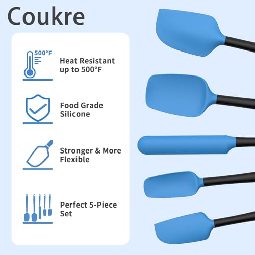 Silicone Spatula Set of 5 (5 Count)