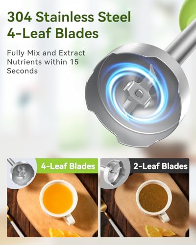 Immersion Blender Handheld 5 in 1 Hand Blender