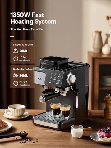 20Bar Espresso Machine with 20 Grind Settings