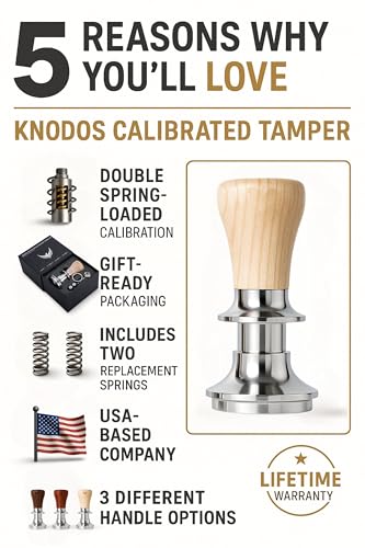 Spring Loaded 54mm Espresso Tamper for Breville