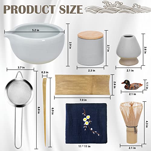 9Pcs Japanese Matcha Tea Set