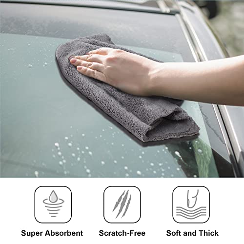 30 Pcs 16 x 16 Inch Microfiber Car Towels