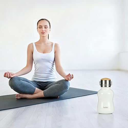 Mini Vacuum Insulated Water Bottle With Bamboo Lid