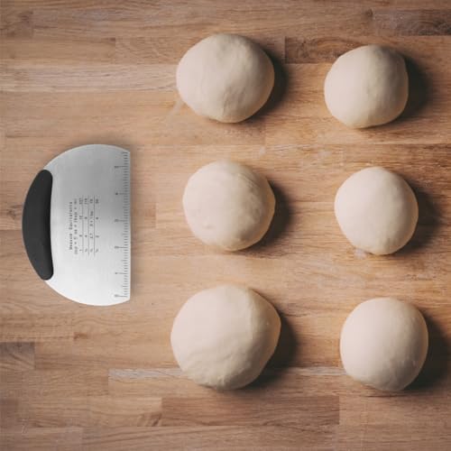 Professional Stainless Steel Dough Cutter and Scraper Combo