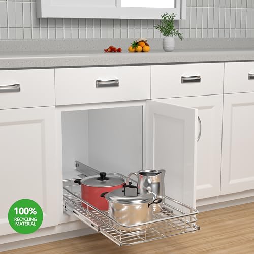 Cabinet Pull Out Shelves 17" W x 21" D