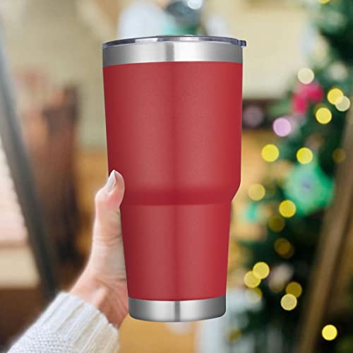 30 oz Tumbler with Lid and Straw (4 Count)