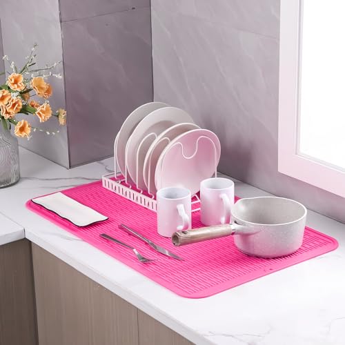 Silicone Dish Drying Mat for Multiple Usage