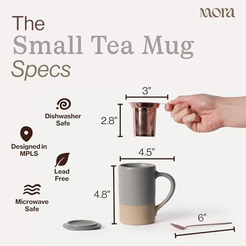 Mora Ceramics Tea Cup with Loose Leaf Infuser