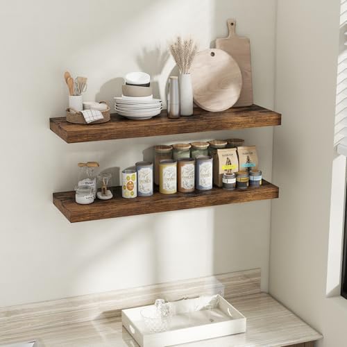 12 Inch Deep Floating Shelves (2 Count)