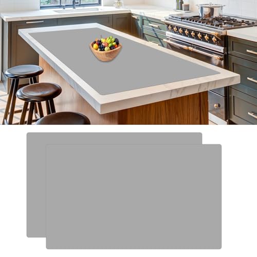 2Pack Large Silicone Mats for Kitchen Counter (2 Count)