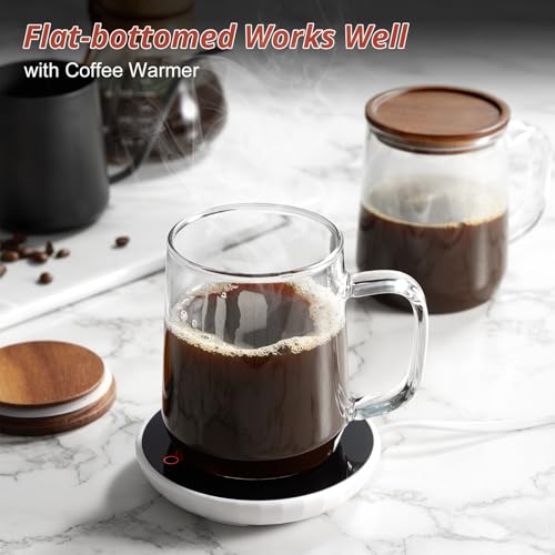 Glass Coffee Mugs (2 Count)