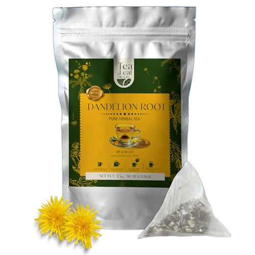Tealeaf & Co. Dandelion Root Tea with Dried Dandelion Root Extract (7.055 Ounce)