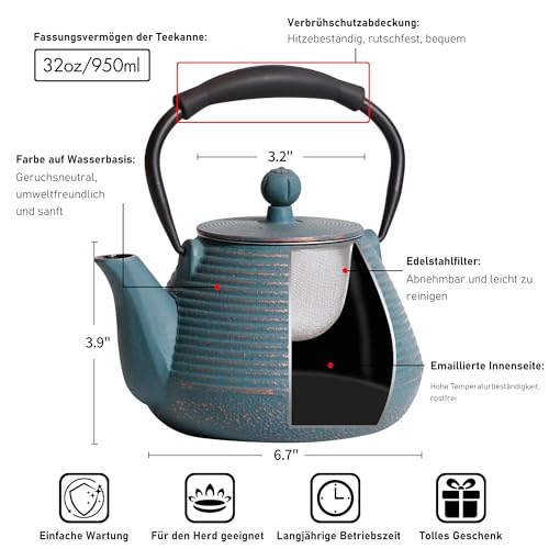 Cast Iron Teapot