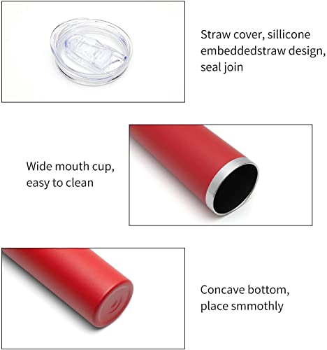 20 oz Skinny Tumblers Bulk Set (12 Count)