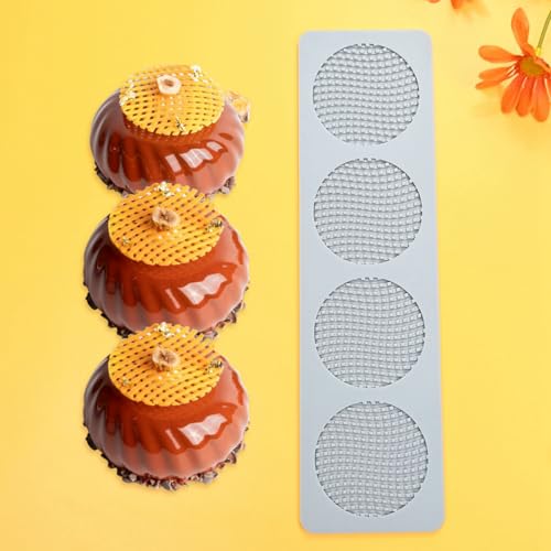 Honeycomb Lace DIY Cake Decor Silicone Mold Beehive Candy Biscuit Ice Baking Mould Round Chocolate Making Tools