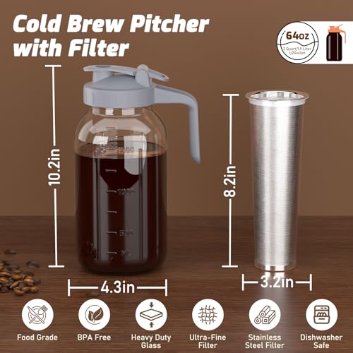Cold Brew Coffee Maker (2 Count)