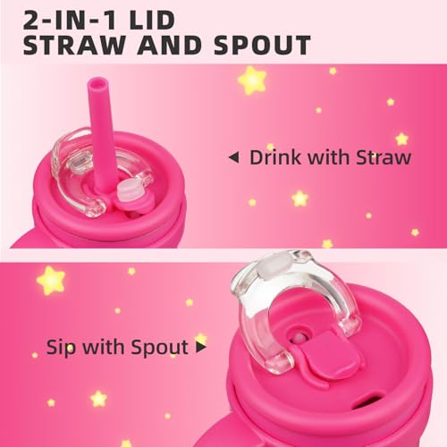 40 oz Tumbler with Handle and Straw