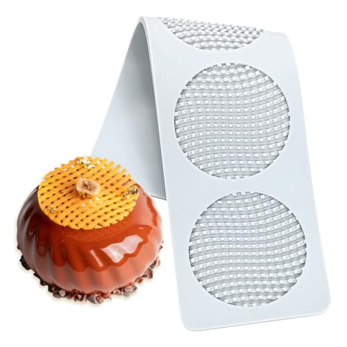 Honeycomb Lace DIY Cake Decor Silicone Mold Beehive Candy Biscuit Ice Baking Mould Round Chocolate Making Tools