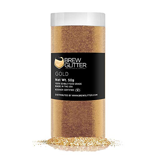 Gold BREW GLITTER Edible Glitter For Drinks