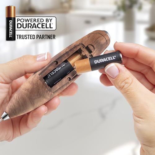 Powerful Milk Frother Wand With Duracell Batteries