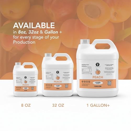 Peach Flavoring Oil 32 oz (32 Fl Oz)