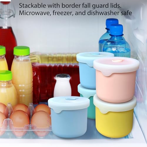8.5 OZ Silicone Food Storage Containers (8 Ounce)