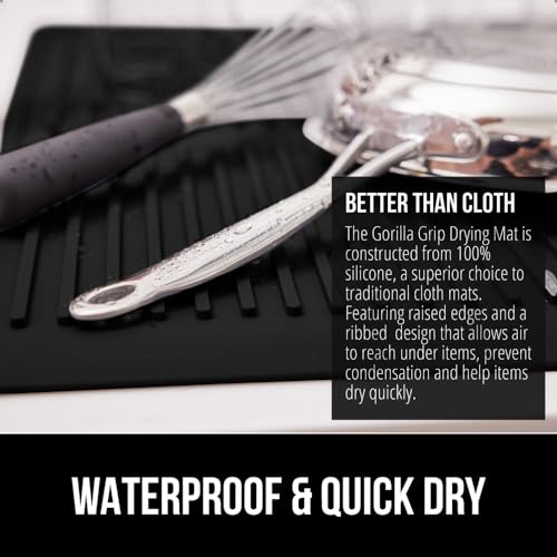 Patented BPA Free Silicone Dish Drying Mat