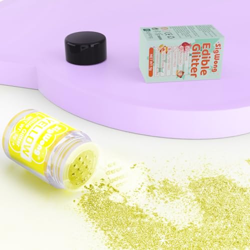 Yellow Edible Glitter