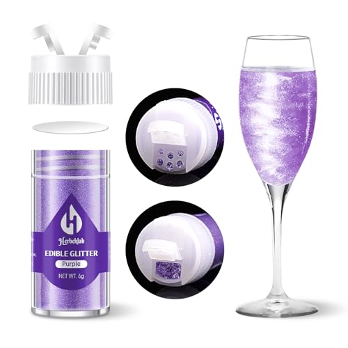 Purple Edible Glitter