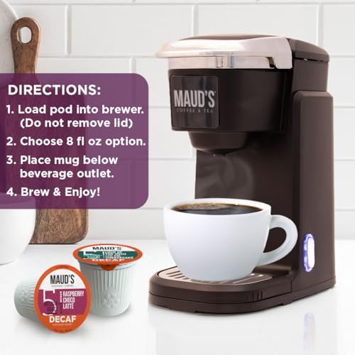 Maud’s Flavored Decaf Coffee Pods Variety Pack (80 Count)