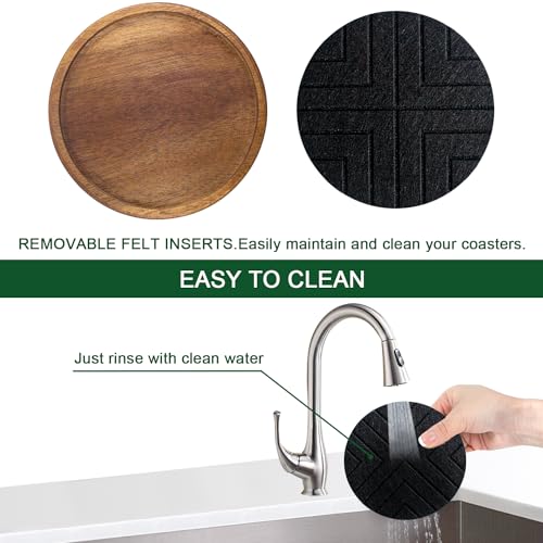 Coasters for Drinks Absorbent 5 Pack