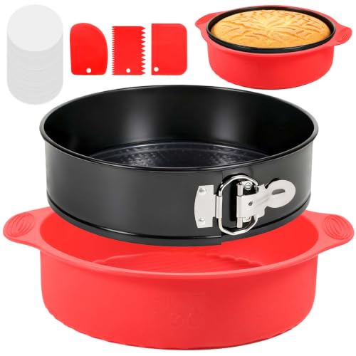 9 Inch Springform Pan Leakproof Nonstick Cheesecake Pan with Protector