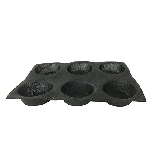 Silicone Bun Bread Form Round Shape Bread Tray Perforated Bakery Molds