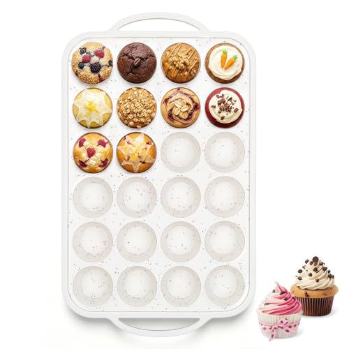 Mini Muffin Pan with Metal Reinforced Frame (2 Count)