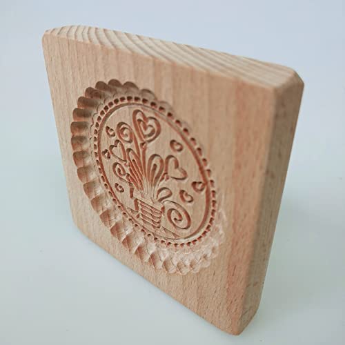 Wooden Cookie Biscuit Mold