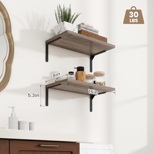 Deep Floating Shelves (2 Count)
