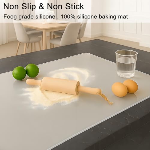 Silicone Mat 35.4"x23.6" Silicone Mats for Kitchen Counter Heat Resistant Mats for Countertop