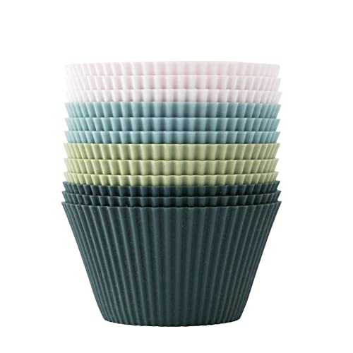 Reusable JUMBO Silicone Baking Cup (12 Count)