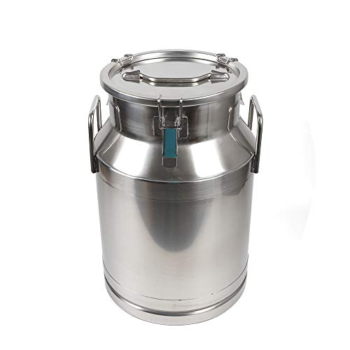 0.04 inch Thickened Stainless Steel Milk Can Large Liquid Container Storage