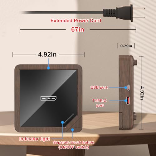 Coffee Mug Warmer with 2 USB Charging Ports