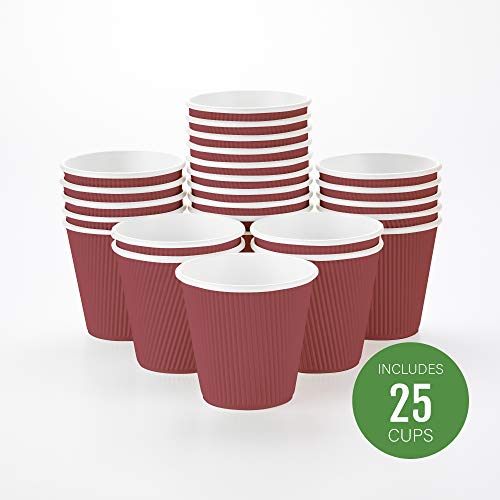 8 Ounce Paper Coffee Cups (25 Count)