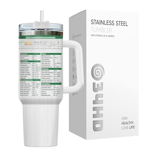 Freak Sheets Spreadsheet 40 oz Tumbler with Handle