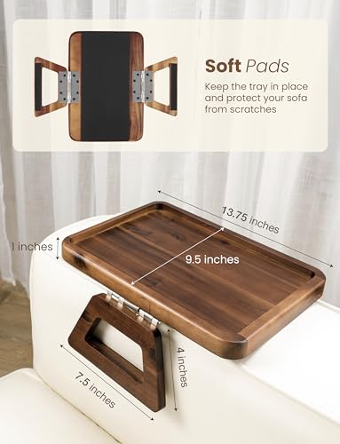 Wood Sofa Arm Tray