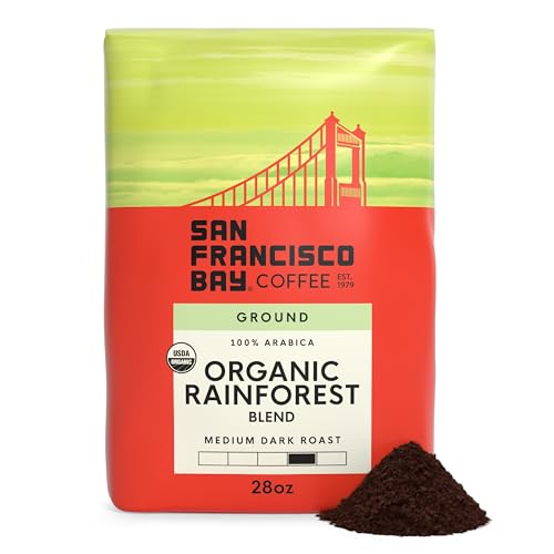 Coffee Organic Rainforest Blend Ground Coffee (28 Ounce)