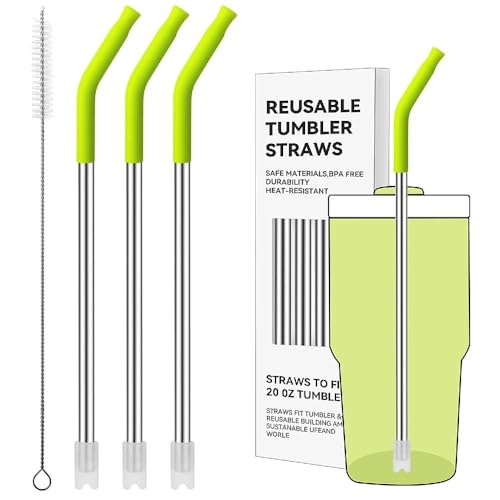 Straight Metal Straws for Stanley 20oz