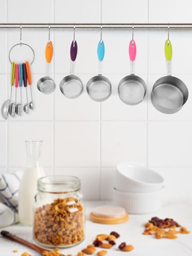 Stainless Steel Measuring Cups and Spoons Set of 10 Piece