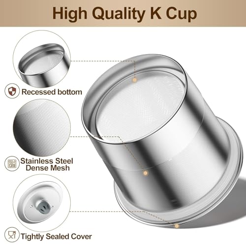 Reusable K Cups for Keurig 1.0 & 2.0 (2 Count)